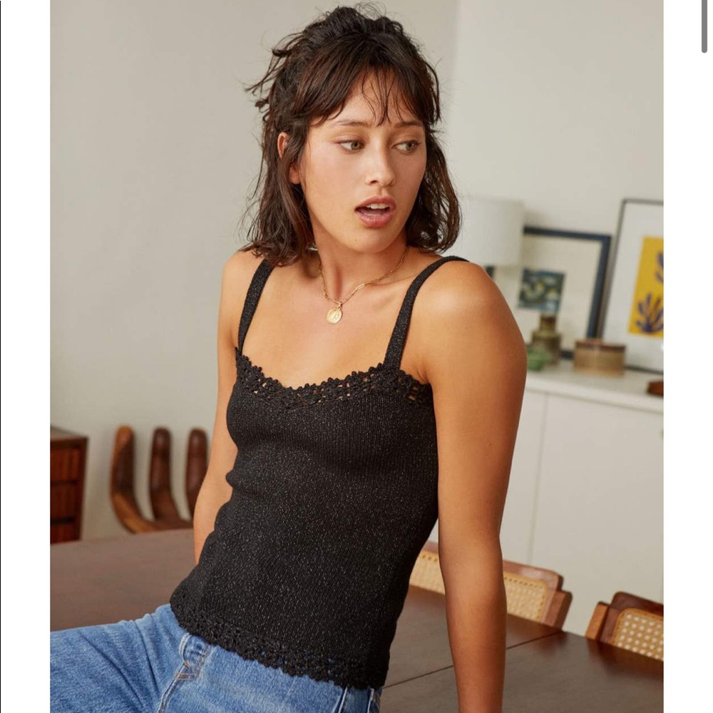 **ISO** Diane Kari MARTINE top in Noir - size XS/S